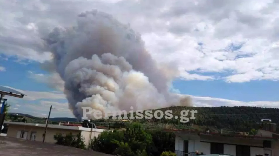 Φωτιά στην Τανάγρα