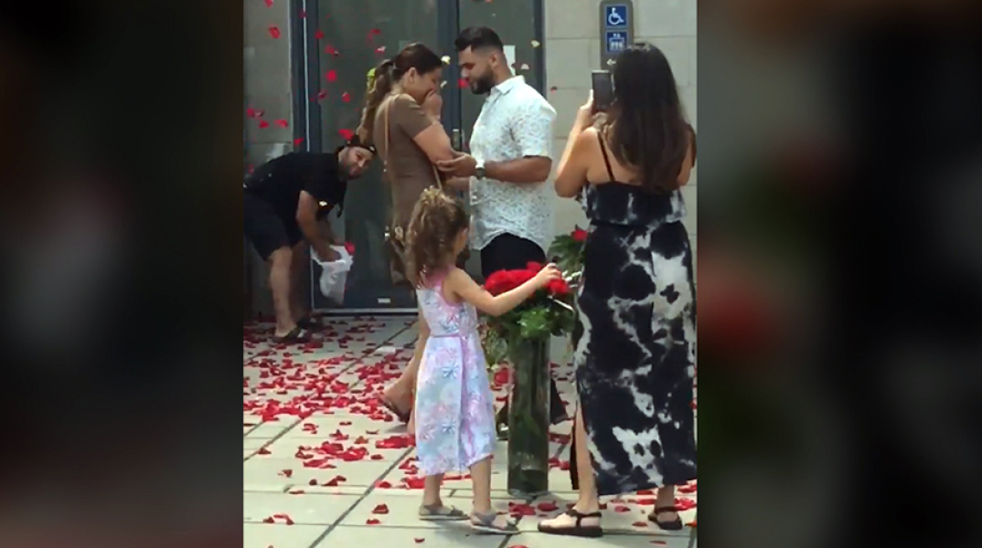 Πρωτότυπη πρόταση γάμου