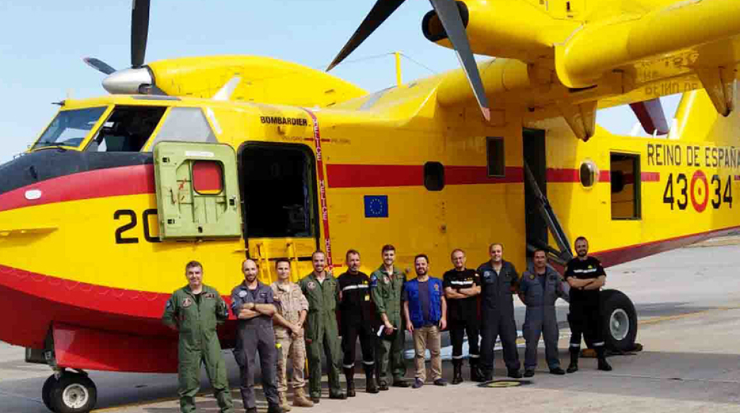 Ισπανοί πιλότοι πυροσβεστικών