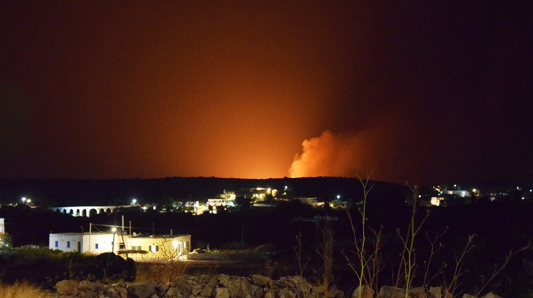 Φωτιά στα Κύθηρα