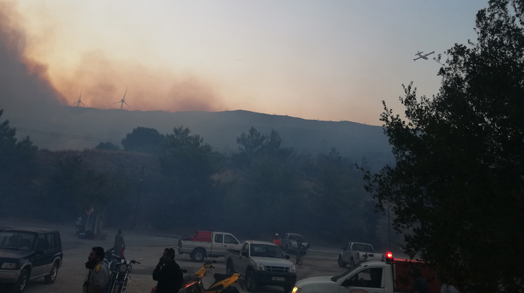 Φωτιά στη Σάμο