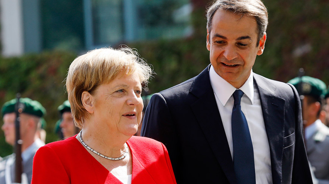 Κυριάκος Μητσοτάκης - Άνγκελα Μέρκελ 