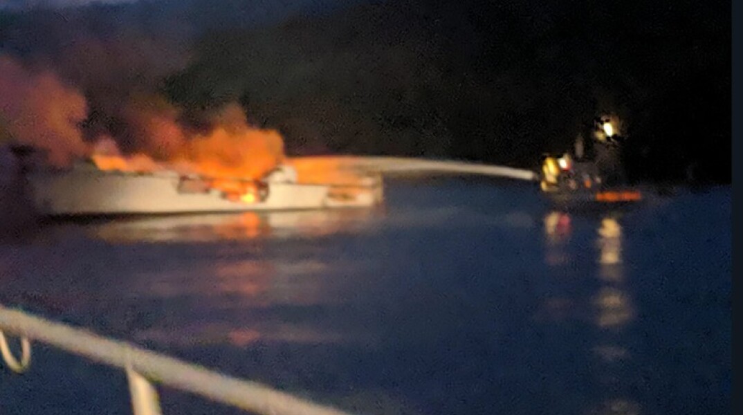 Κόλαση φωτιάς σε σκάφος στη Σάντα Κρουζ, Καλιφόρνια