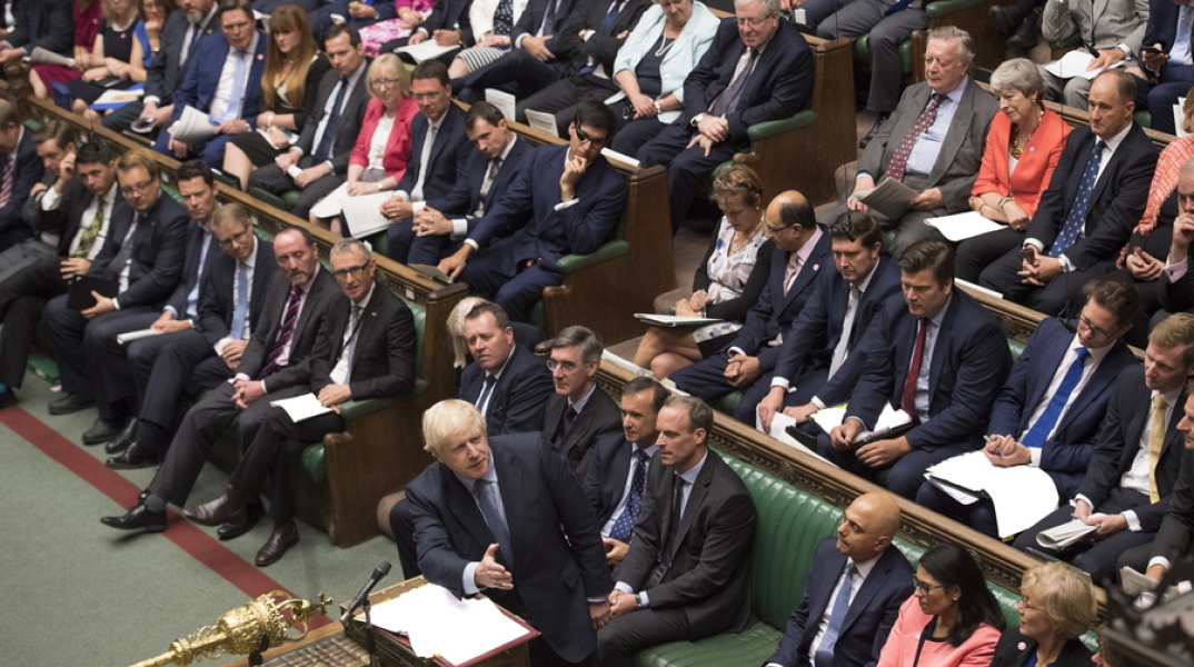 Μπόρις Τζόνσον στη Βουλή των Κοινοτήτων