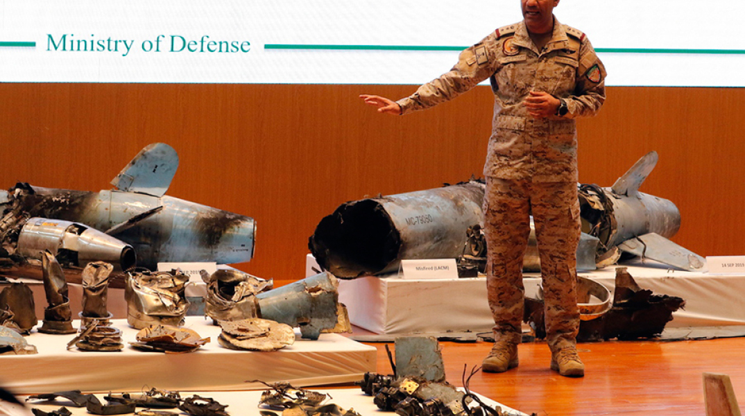 Συντρίμμια από drones και πυραύλους