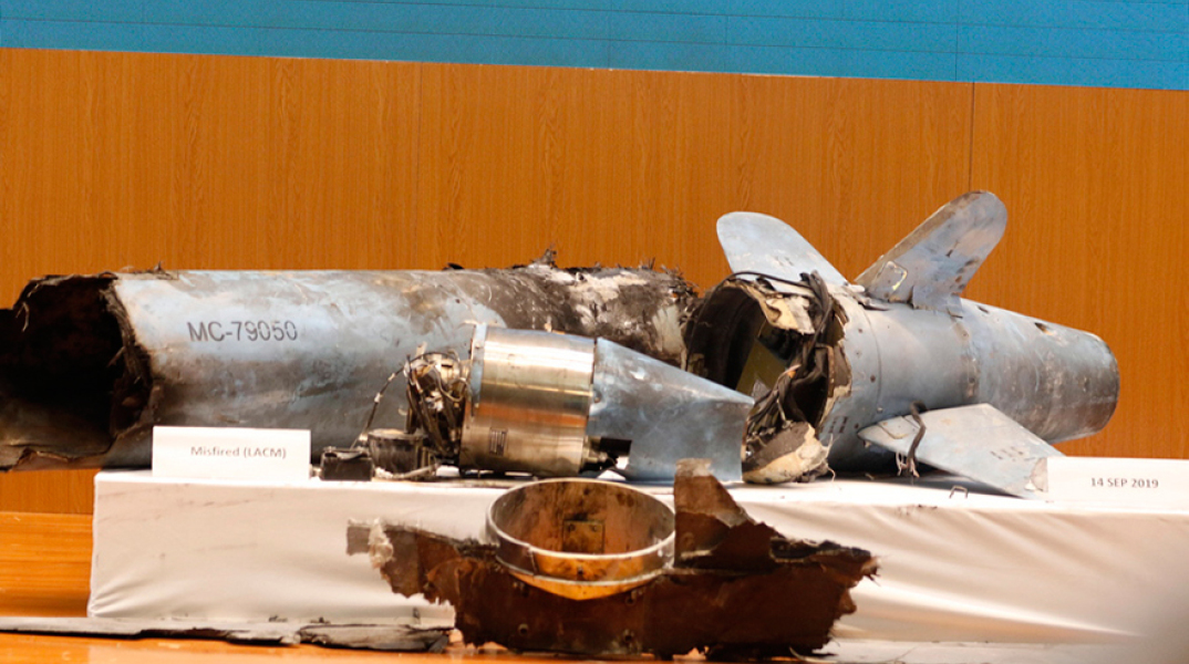 Συντρίμμια από drones και πυραύλους