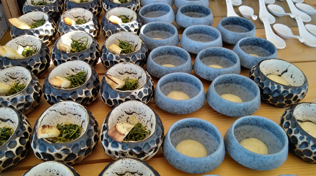 Πιάτα με ξενικά είδη ψαριών