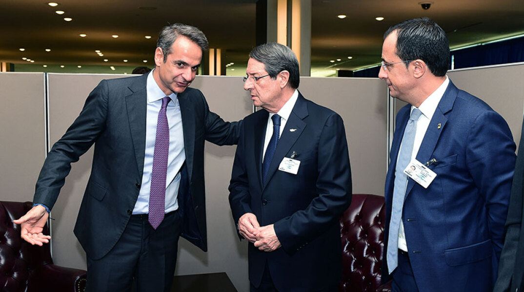 Συνάντηση Μητσοτάκη - Αναστασιάδη στη Νέα Υόρκη