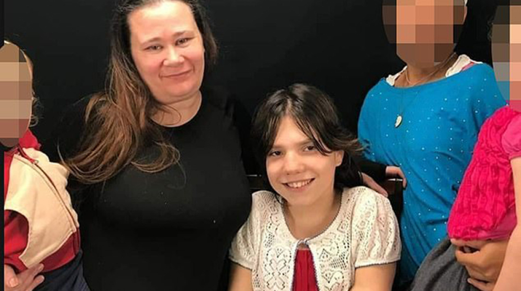 Η Νατάλια με τη νέα της οικογένεια