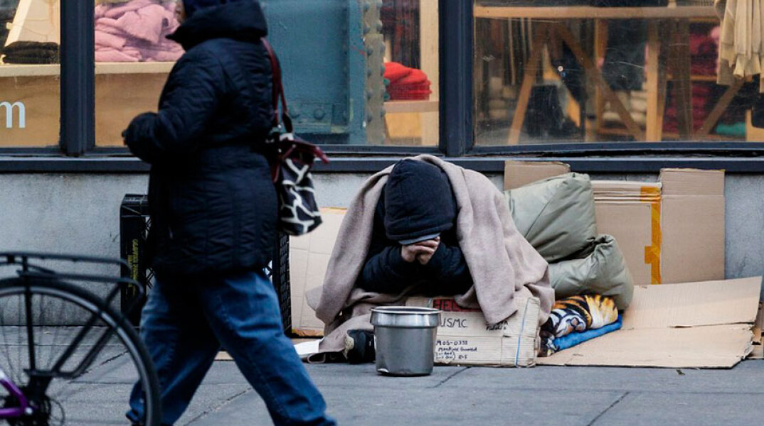 Άστεγος στη Νέα Υόρκη