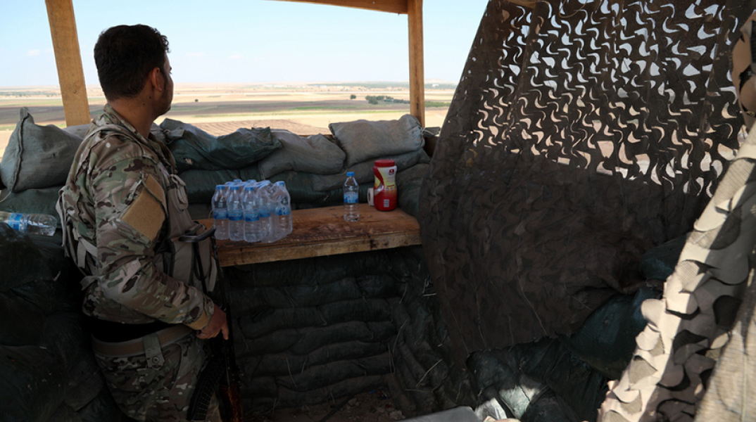 Φυλάκιο των κουρδικών δυνάμεων SDF