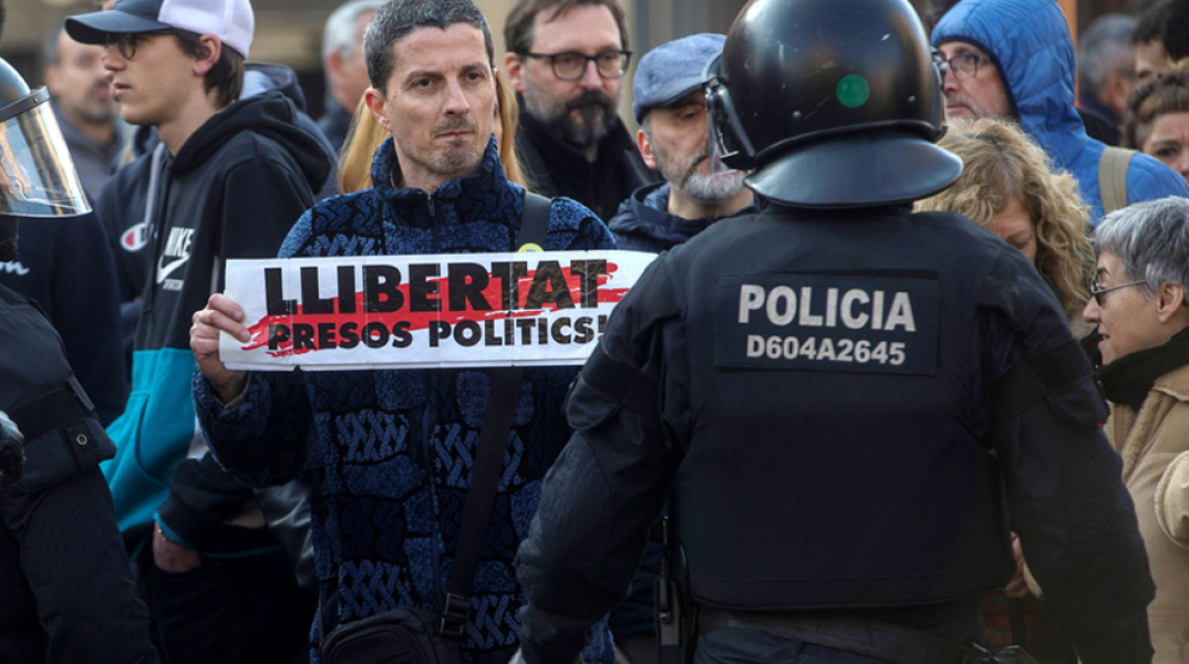 Διαδήλωση στη Βαρκελώνη