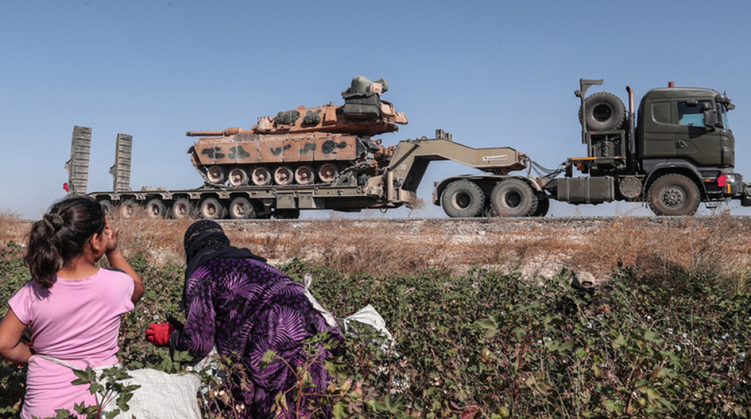 Τουρκικές δυνάμεις σε περιοχές Κούρδων