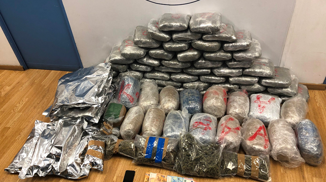 92 κιλά ακατέργαστης κάνναβης