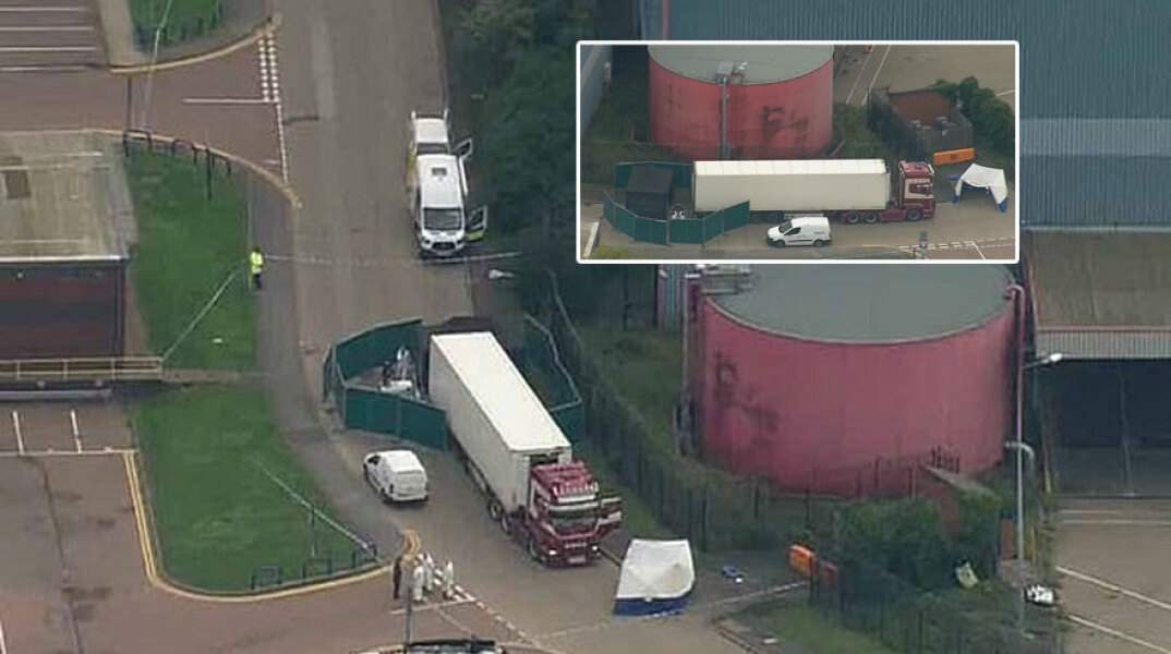 Λονδίνο: Νταλίκα με 39 πτώματα εντοπίστηκε στην περιοχή του Έσσεξ