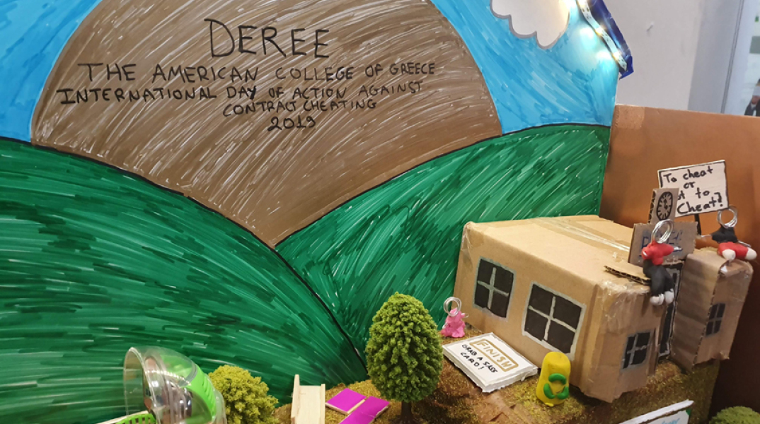 Οι φοιτητές του Deree–The American College of Greece ύψωσαν τη φωνή τους κατά της ακαδημαϊκής απάτης, μέσα από μία σειρά εκδηλώσεων στο campus.