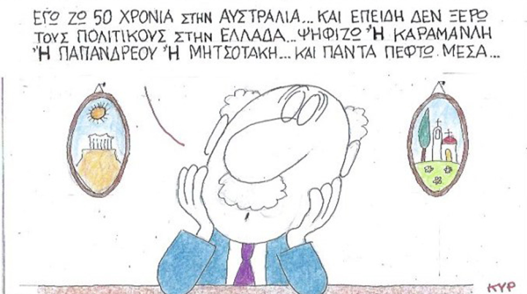 γελοιογραφία ΚΥΡ