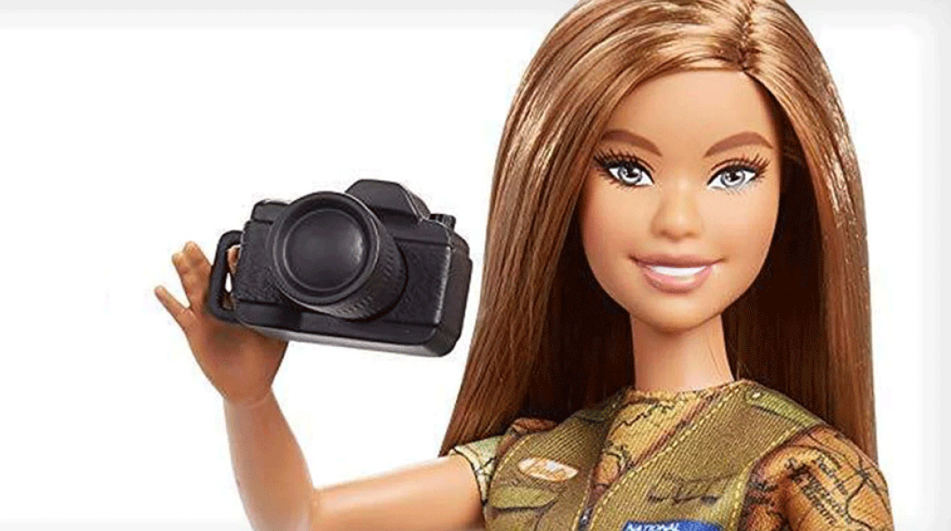 Barbie Photojournalist Doll