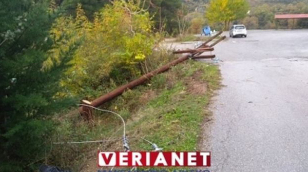 Φθορές σε κολόνες της ΔΕΗ