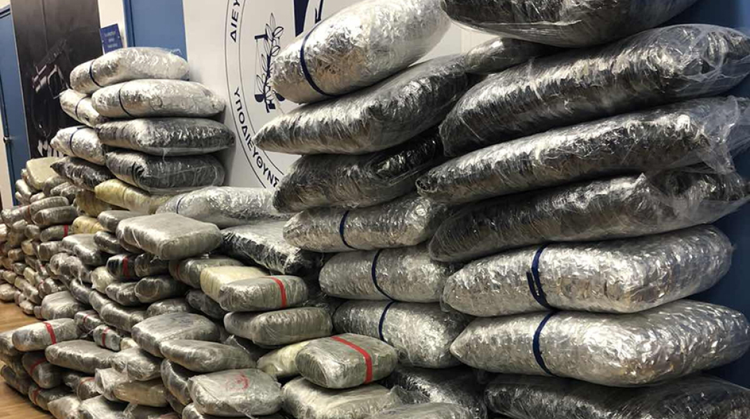 Κατασχέθηκαν 560 κιλά ακατέργαστης κάνναβης