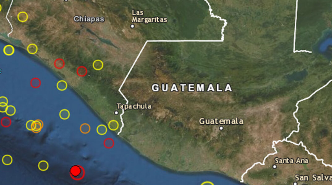 Σεισμός 6,3R στο Μεξικό: Χάρτης με το επίκεντρο