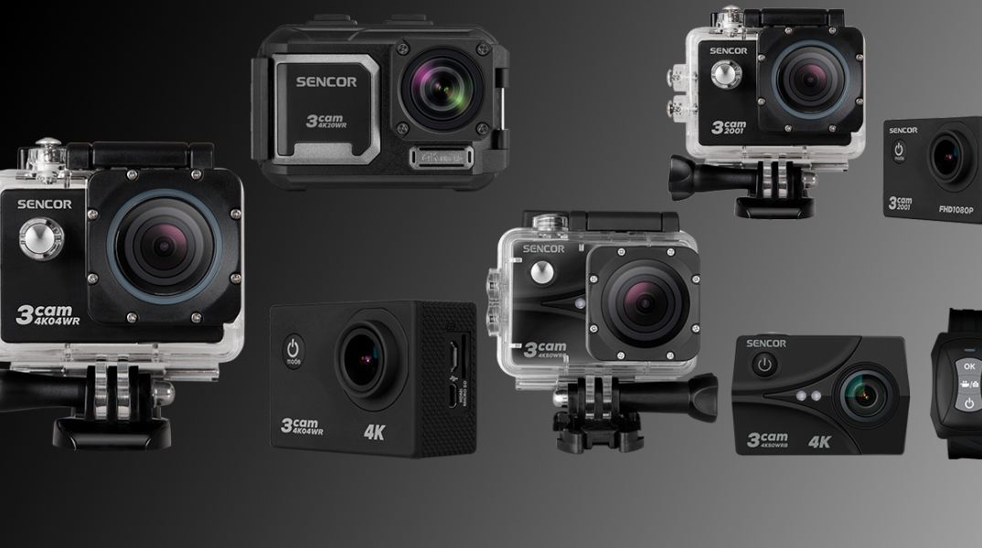 Ζήστε την πιο action φάση σας, παρέα με τις action cameras της Sencor!  