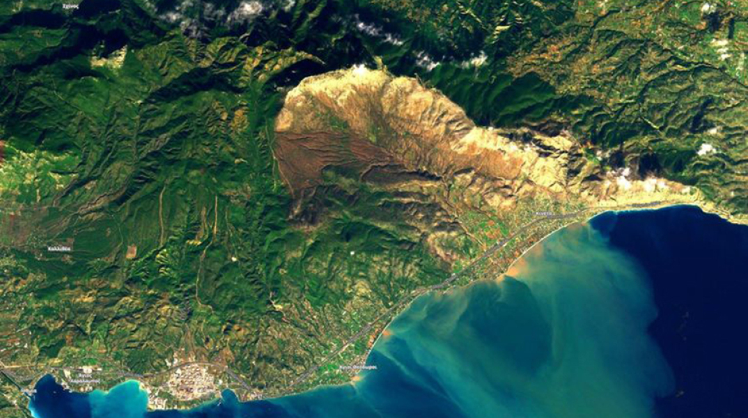 Κινέτα - Δορυφορική λήψη Sentinel 2
