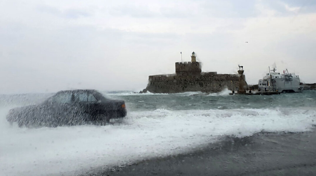 Ρόδος - κακοκαιρία