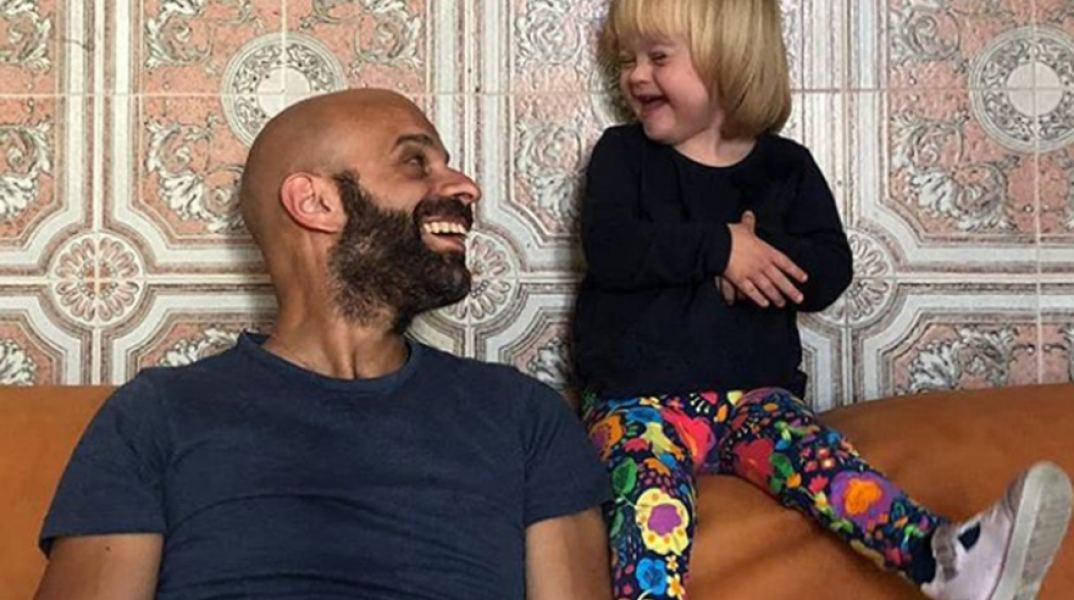 Ο μπαμπάς Λούκα και η Άλμπα 