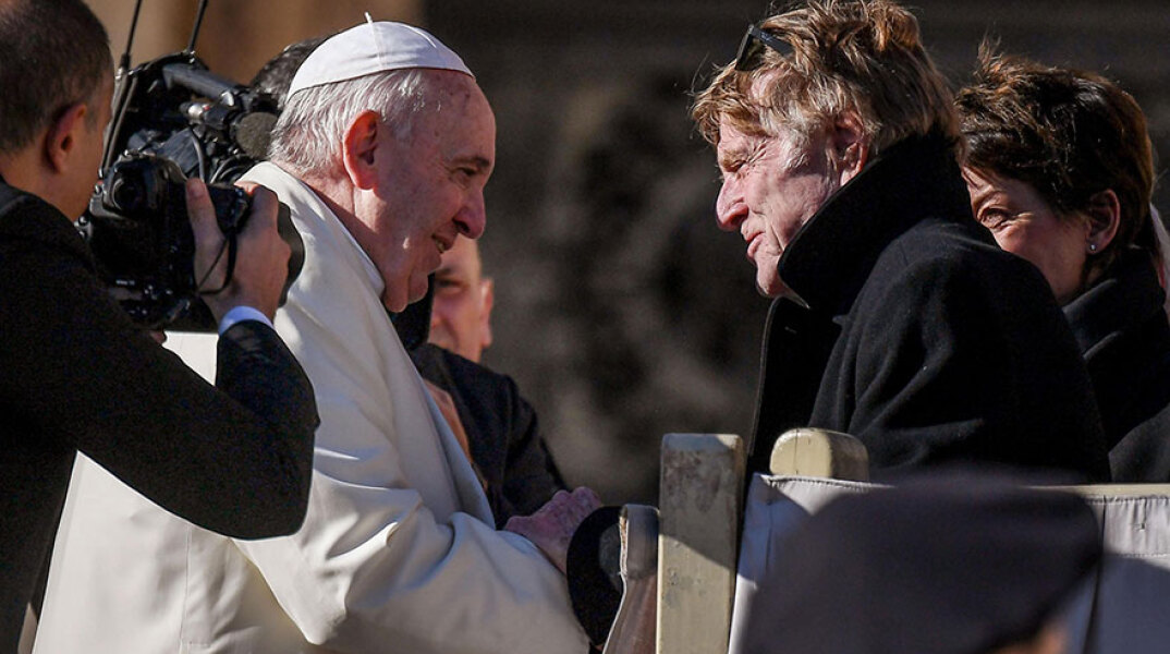 Πάπας Φραγκίσκος και Ρόμπερτ Ρέντφορντ