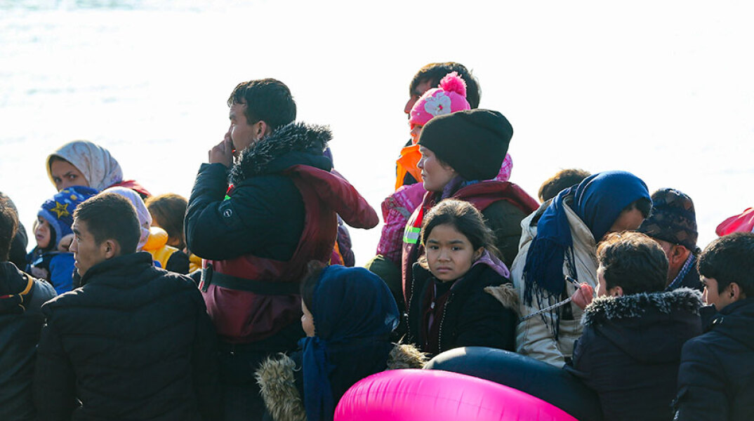 Πρόσφυγες και μετανάστες στη Λέσβο