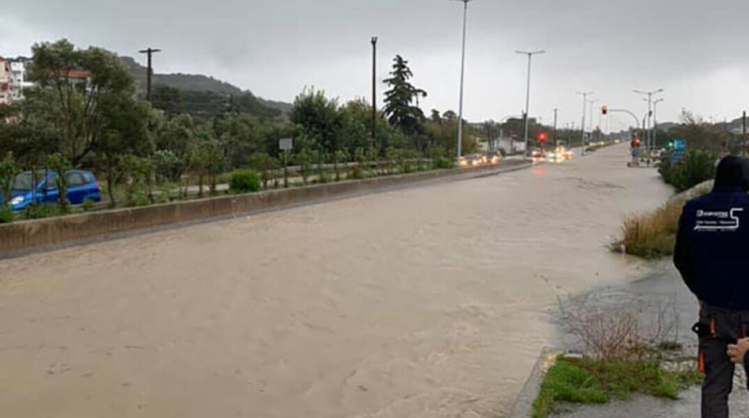 Κακοκαιρία στη Ρόδο: Η «Διδώ» σάρωσε περιοχές