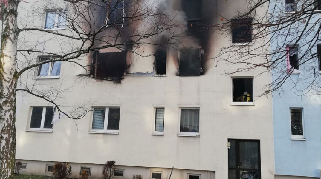 Ισχυρή έκρηξη σε συγκρότημα κατοικιών στην πόλη Μπλάκενμπουργκ