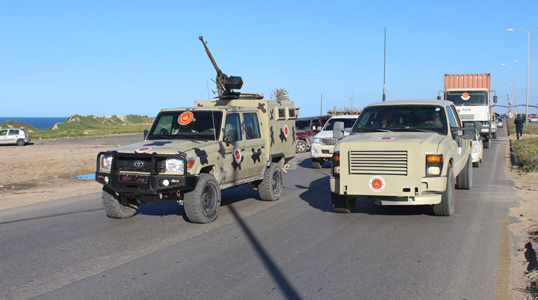 Λιβύη: Στρατιωτικά οχήματα