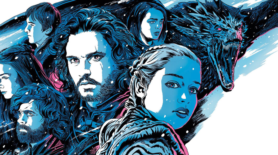 Game of Thrones / Illustration by Francesco Francavilla for EW