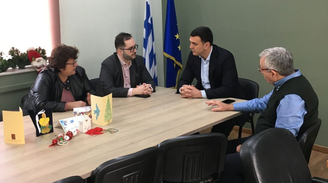 Επίσκεψη Βασίλη Κικίλια στο «Δαφνί»