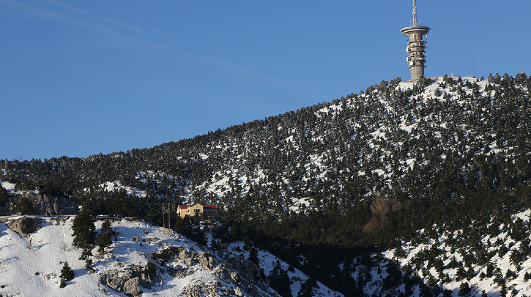 Χιονισμένη Πάρνηθα
