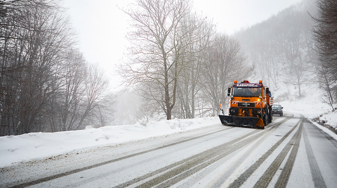 Χιόνια στα Χάνια Πηλίου