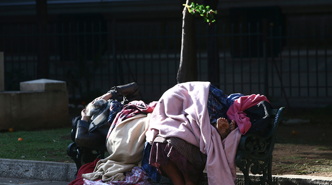 Άστεγοι στην Αθήνα