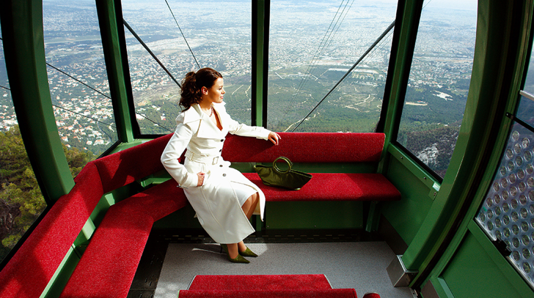 Τα τελεφερίκ του Regency Casino Mont Parnes