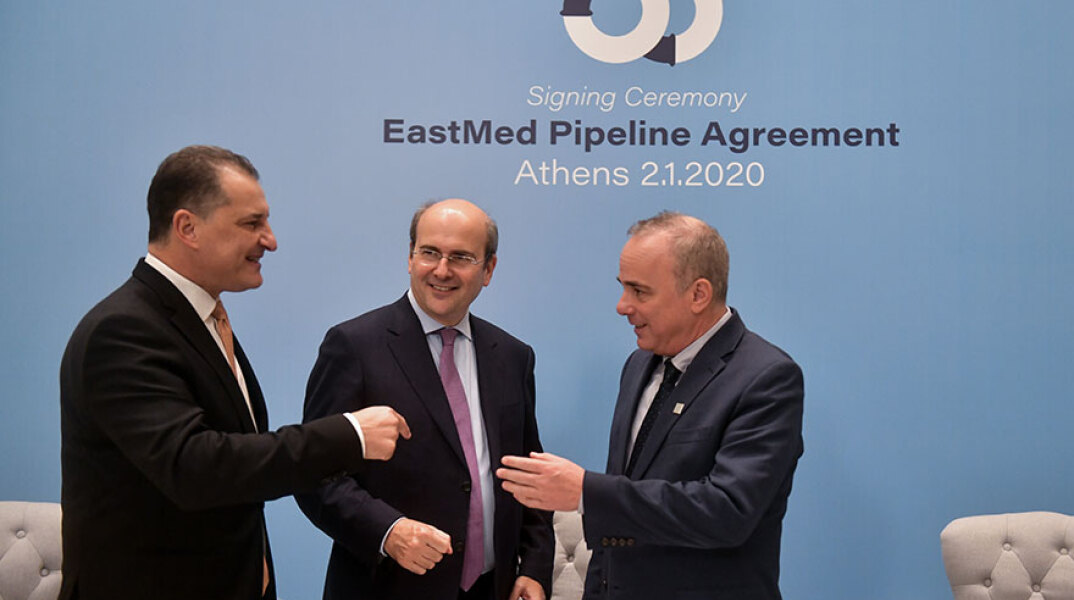 Τριμερής υπουργική συνάντηση Ελλάδας, Κύπρου και Ισραήλ για τον αγωγό East Med