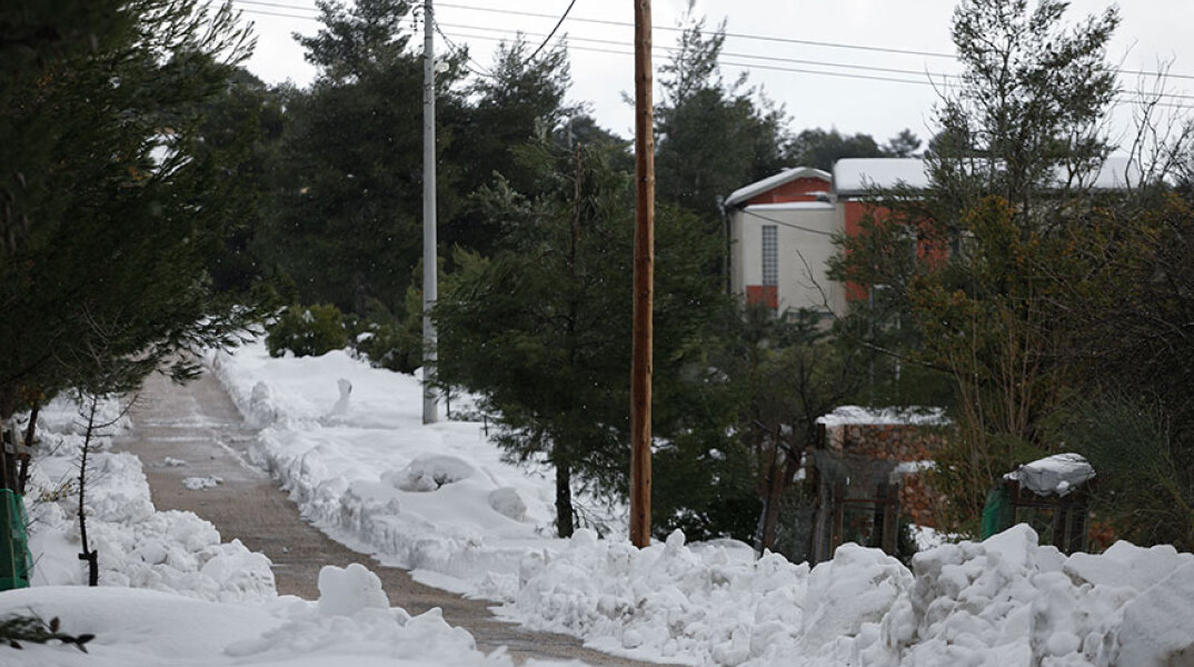 Χιόνια στην Πάρνηθα