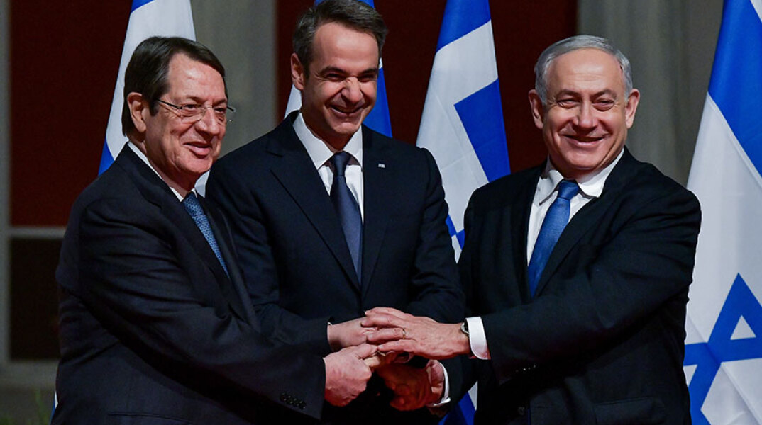 Τελετή υπογραφής της διακρατικής συμφωνίας για τον East Med μεταξύ Ελλάδας, Κύπρου και Ισραήλ