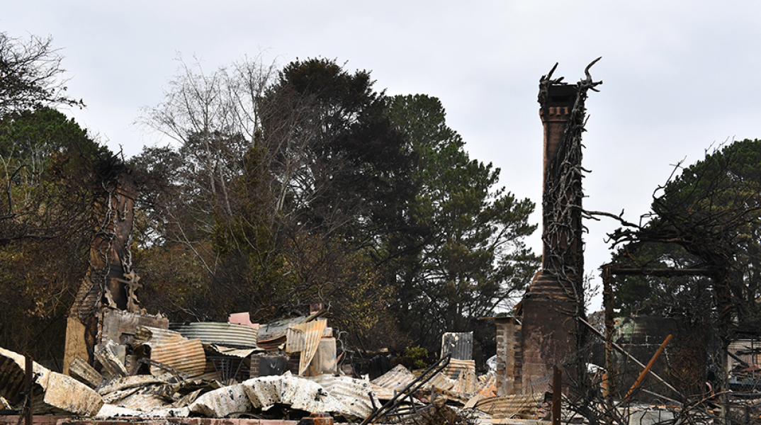 Καμένη γη στη νοτιοανατολική Αυστραλία 