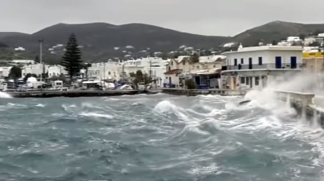 Πάρος, κακοκαιρία 