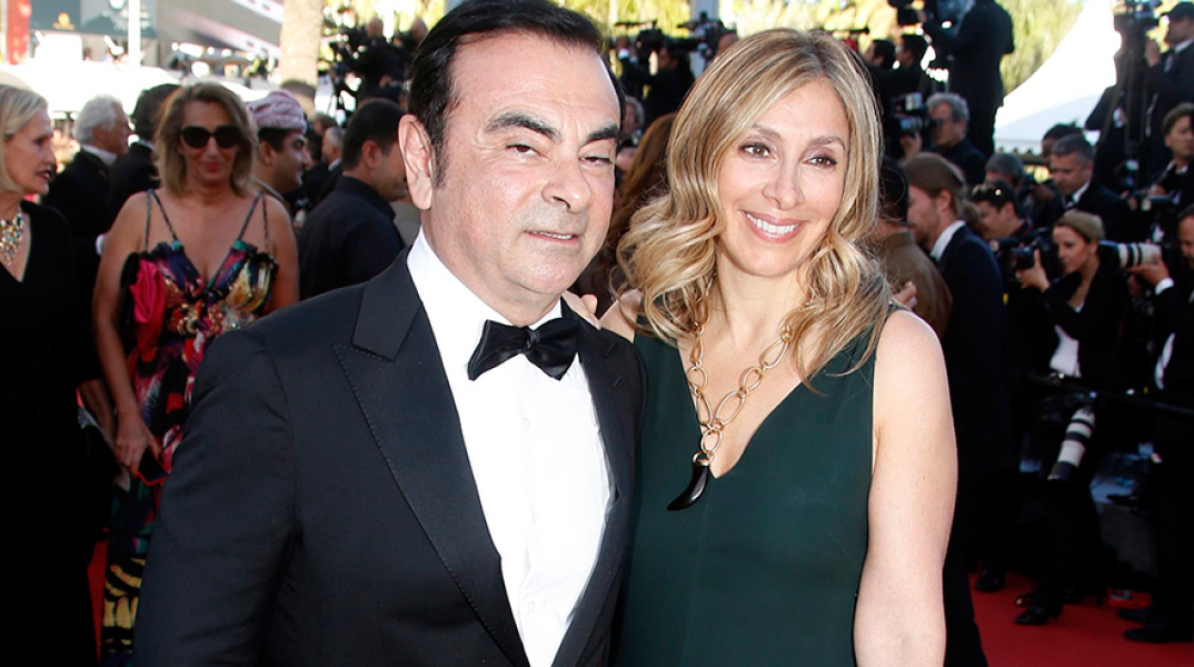 Ο Κάρλος Γκσον με τη σύζυγό του 