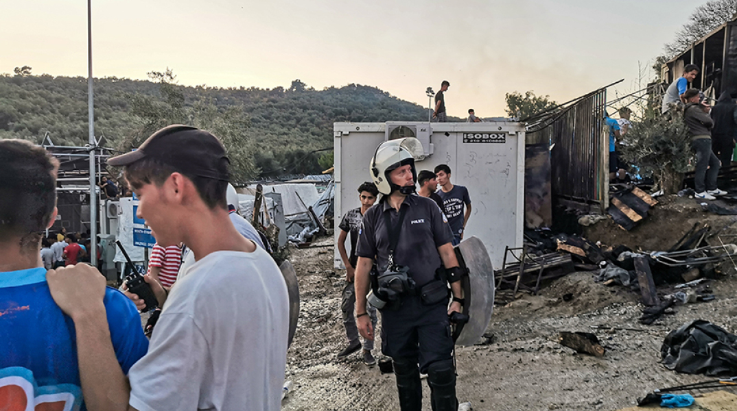 Καταυλισμός στη Μόρια 