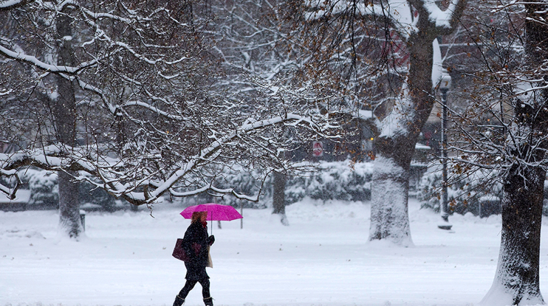 Χιονοθύελλα στη Μασαχουσέτη