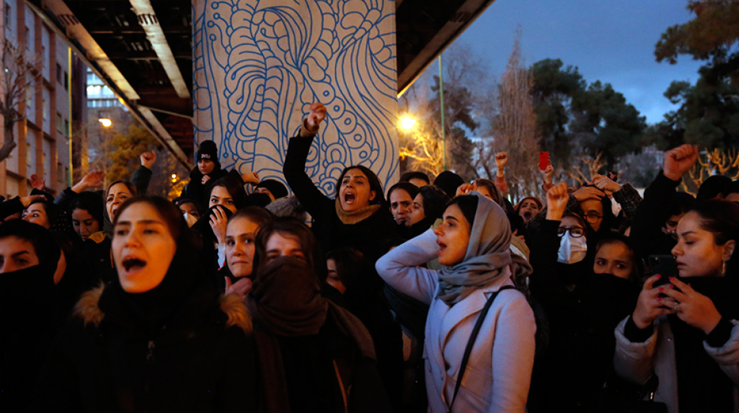 Διαμαρτυρία κατά του καθεστώτος στο Ιράν 