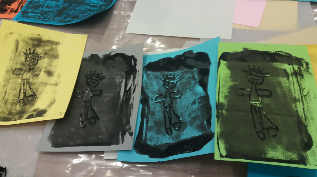 Εργαστήρι χαρακτικής για παιδιά στο Ιστορικό Αρχείο ΠΙΟΠ